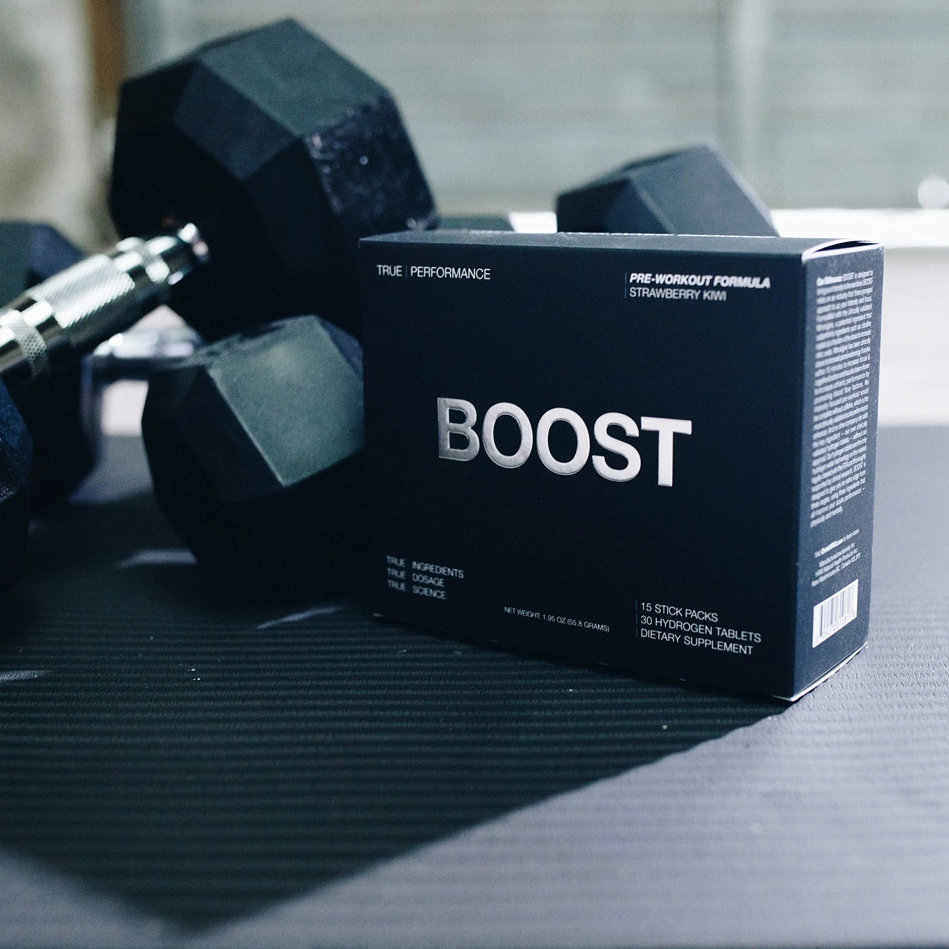 Pre Workout Mix & Nitric Oxide Booster, BOOST - Intense Performance, Energy, Endurance DRINK HRW