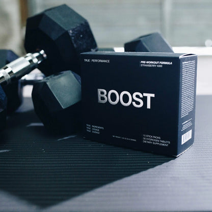 Pre Workout Mix & Nitric Oxide Booster, BOOST - Intense Performance, Energy, Endurance DRINK HRW
