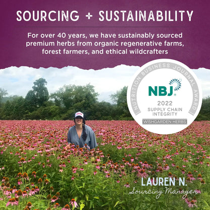 WishGarden Herbs Deep Lung & Bronchial Support - Natural Lung Support Supplement WishGarden