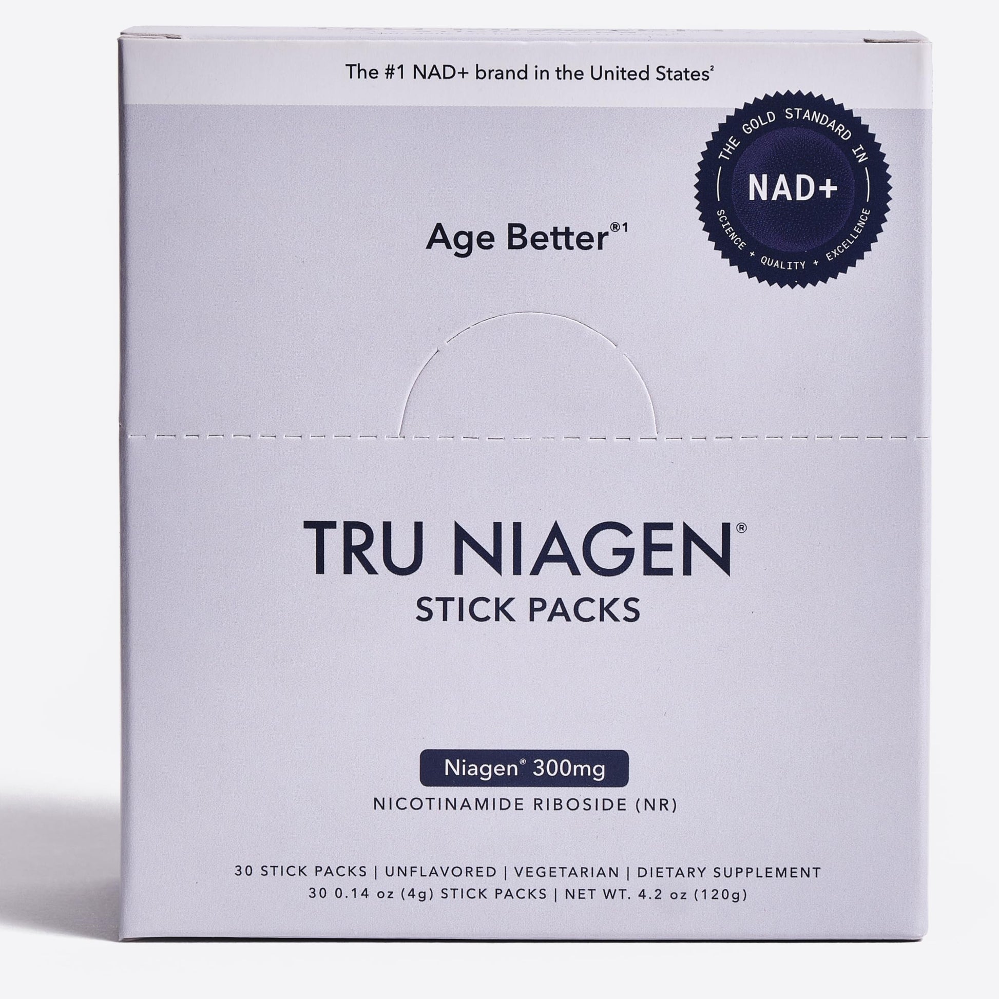TRU NIAGEN NAD+ Booster with Hydration & Prebiotic Support Award-Winning Nicotinamide Riboside Mixing Powder for Cellular Energy, Repair & Healthy Aging - 30ct/300mg Stick Packs: On-The-Go Supplement TRU NIAGENBuy Supplements Australia