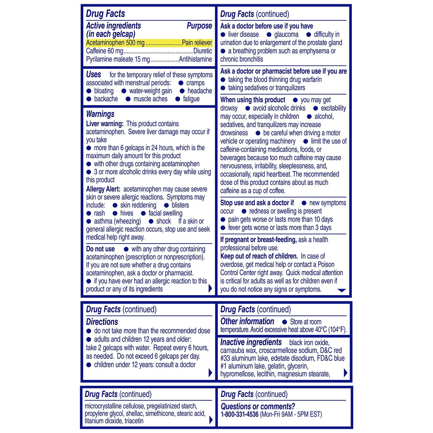 Midol Complete Gelcaps 24ct: Midol Complete Menstrual Pain Relief Gelcaps with Acetaminophen for Menstrual Symptom, PMS Relief, and Period Cramp Relief - 24 Count MidolBuy Supplements Australia