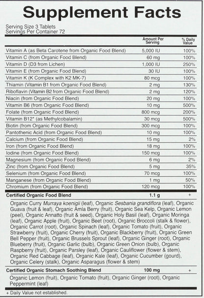 Garden of Life Organic Mykind Prenatal Multivitamin, 216 CT Garden of Life