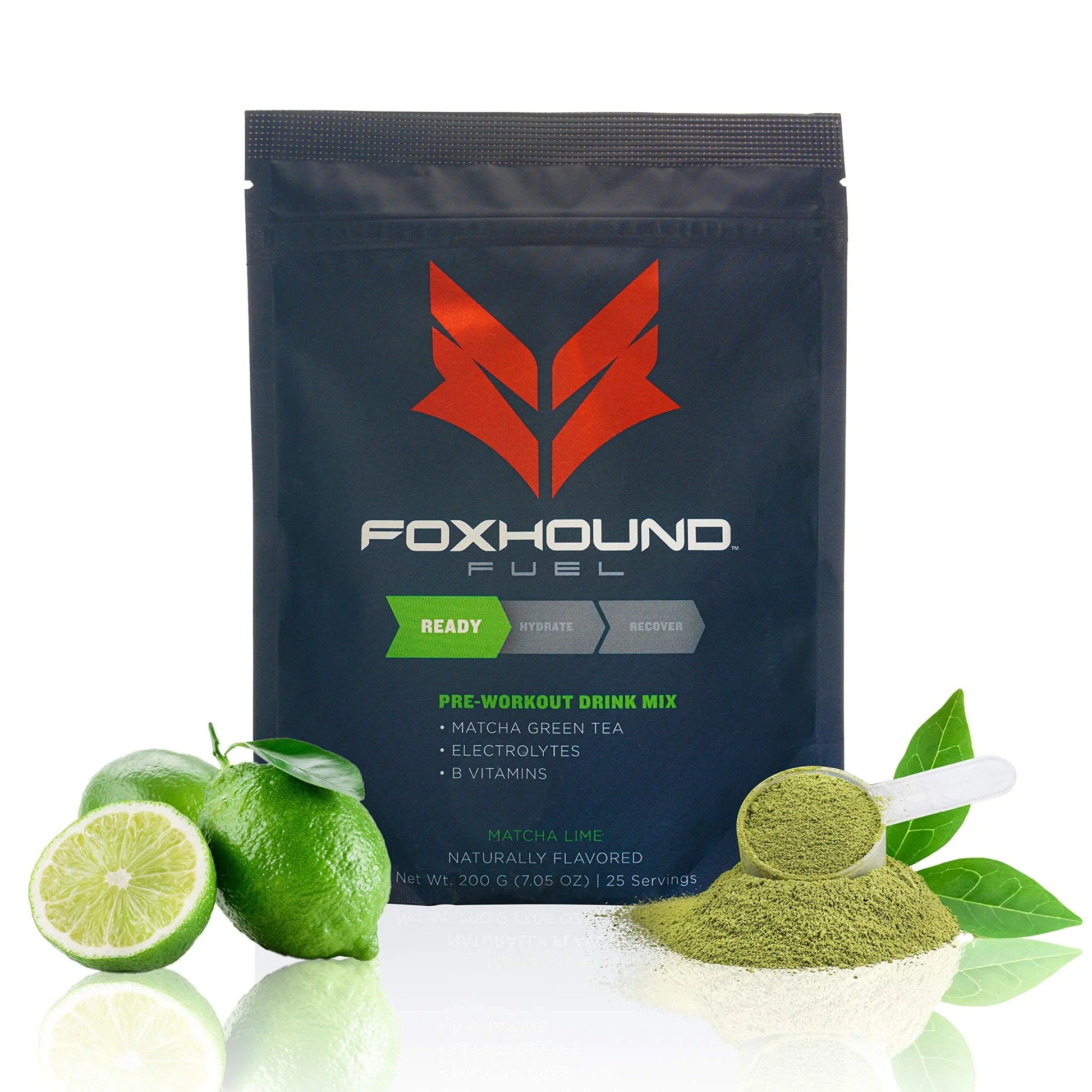 Foxhound Fuel Keto Pre Workout Powder Electrolytes Drink Mix, Sugar Free Preworkout Foxhound Fuel