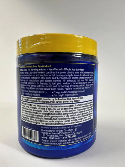 Maximum Human Performance Mhp Anadrox Pre-Workout, Nitric Oxide, Energy, Pumps Maximum Human Performance