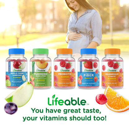 Lifeable Women's Prenatal Multivitamin + Vitamin D 10000 IU, Gummies Bundle - Great Tasting, Vitamin Lifeable