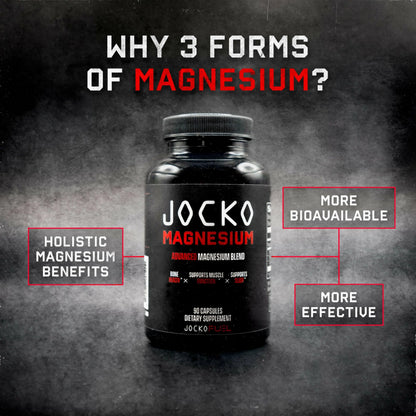 Jocko Fuel Magnesium Complex Supplement - Magnesium Glycinate, Citrate, & Taurate Capsules Dietary Supplement for Muscle Recovery & Relaxation, Heart, Nerve, Bone Support, & Sleep 30-Day Supply Jocko Fuel buy supplements Au