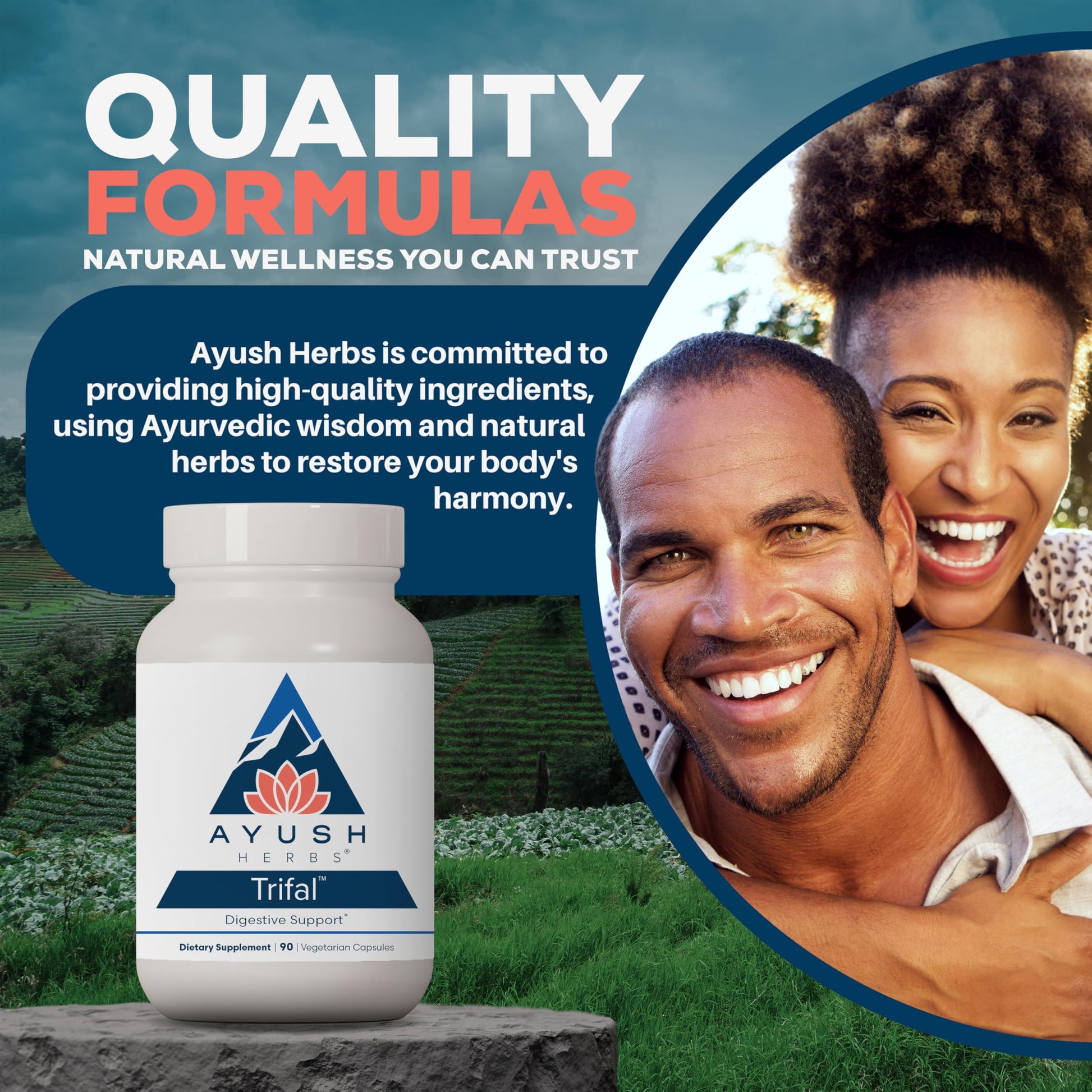 Ayush Herbs Trifal Digestive Support with Amla - Triphala Supplement for Women & Men, Promotes Balanced Digestion, Antioxidant Rich, Made with Organic Ingredients - 90 Vegetarian Capsules (1 Count) Ayush HerbsBuy Supplements Australia