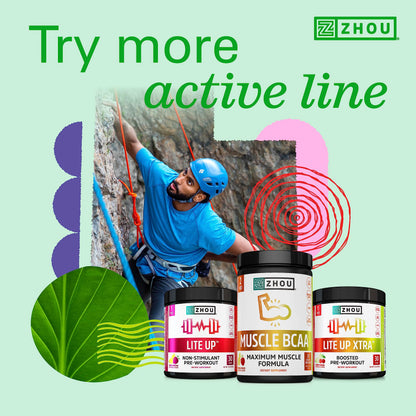 Zhou Nutrition Hydro Fuel, Sugar Free Electrolyte Powder, Replenish Nutrients, Restore Zhou Nutrition