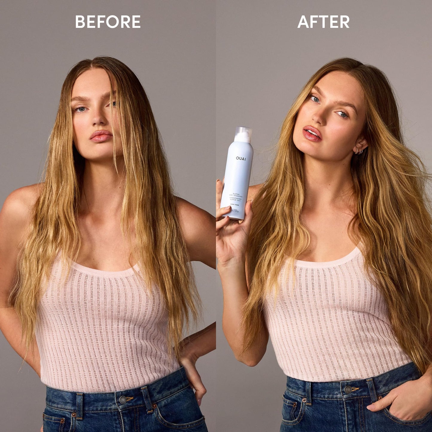 OUAI Super Travel Size Dry Shampoo - Volumizing Dry Shampoo - Absorbs Oil, Dirt & Sweat - Blends Seamlessly into Hair with Zero Residue & Enriched with a Long-Lasting Scent - Cape Town (2 oz) OUAIBuy Supplements Australia