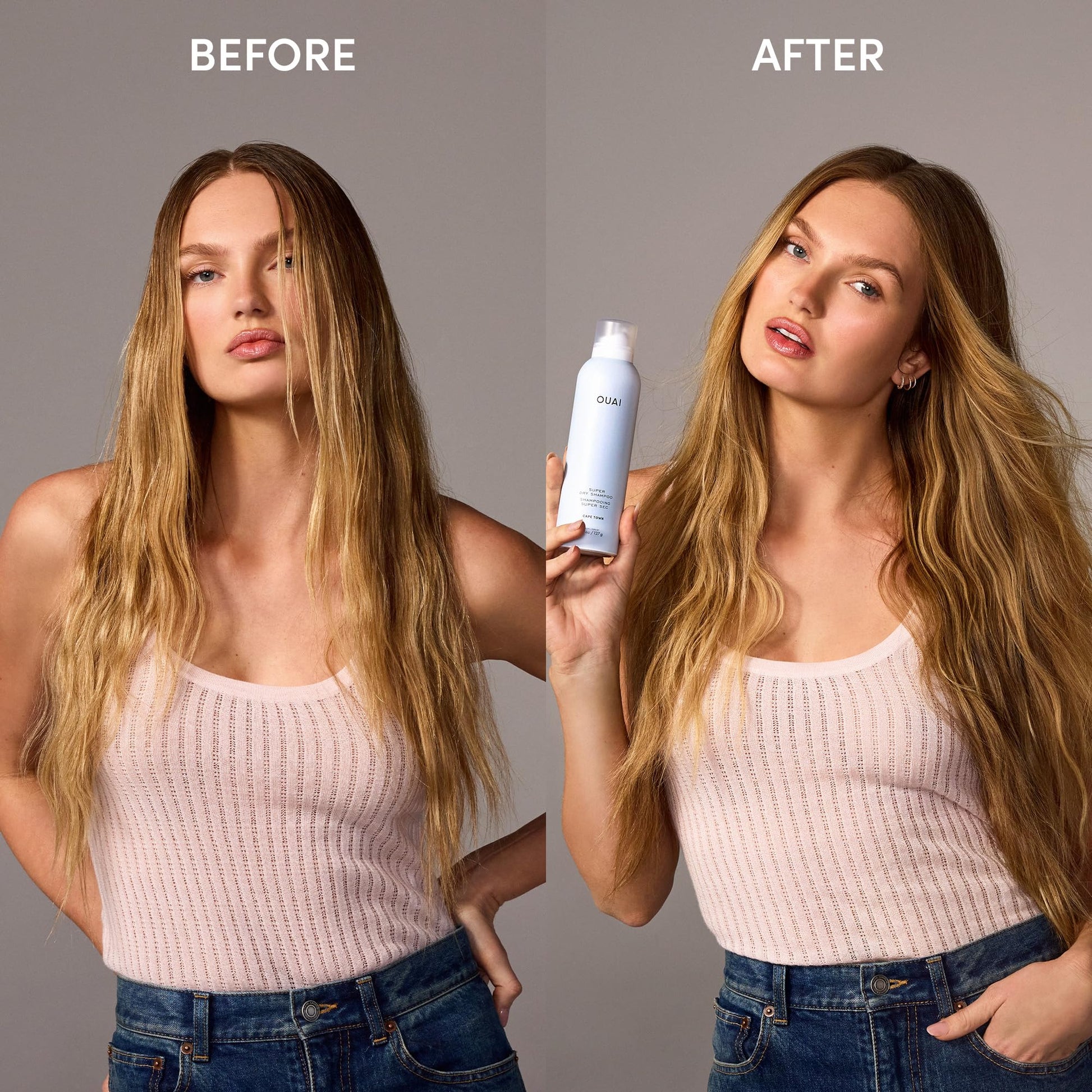 OUAI Super Travel Size Dry Shampoo - Volumizing Dry Shampoo - Absorbs Oil, Dirt & Sweat - Blends Seamlessly into Hair with Zero Residue & Enriched with a Long-Lasting Scent - Cape Town (2 oz) OUAIBuy Supplements Australia