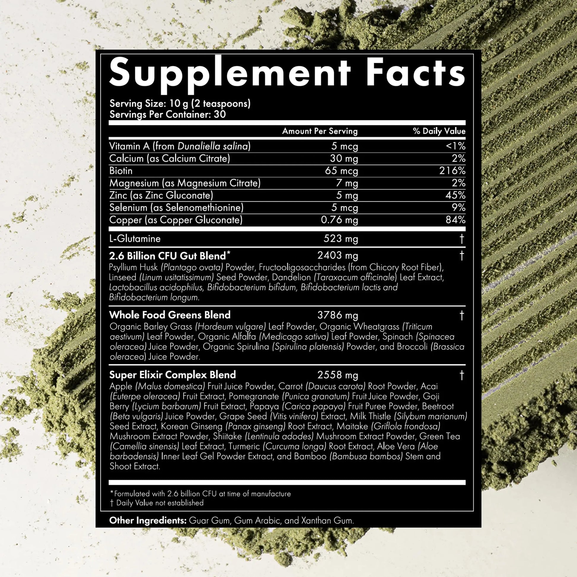 WelleCo The Super Elixir, Daily Greens Powder with Probiotics, Superfoods & Whole Foods, Unflavored Drink Mix for Gut Health, Immunity, Energy, Skin & Hair, 10.5oz Jar WelleCo buy supplements Au