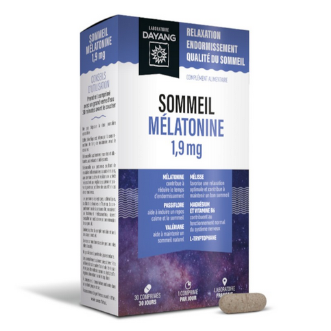 Sleep Melatonin 1.9 mg 30 tablets - DAYANG